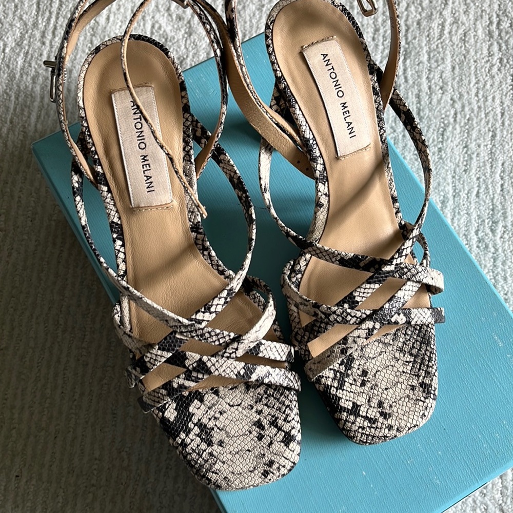 Antonio Melani animal print sandals